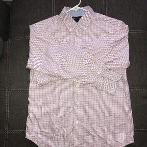 Plaid Ralph Lauren Cream, Blue, Red (Size 14-16)